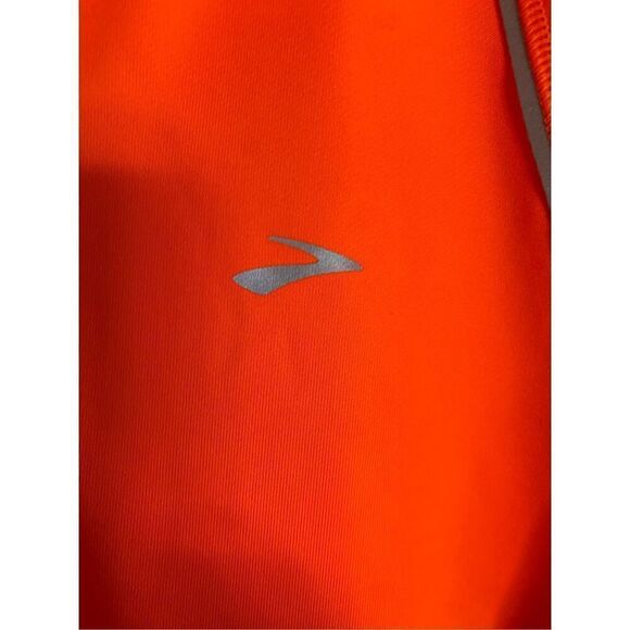 Brooks, women’s orange and black reflective, long sleeve jacket, size medium - Picture 3 of 5